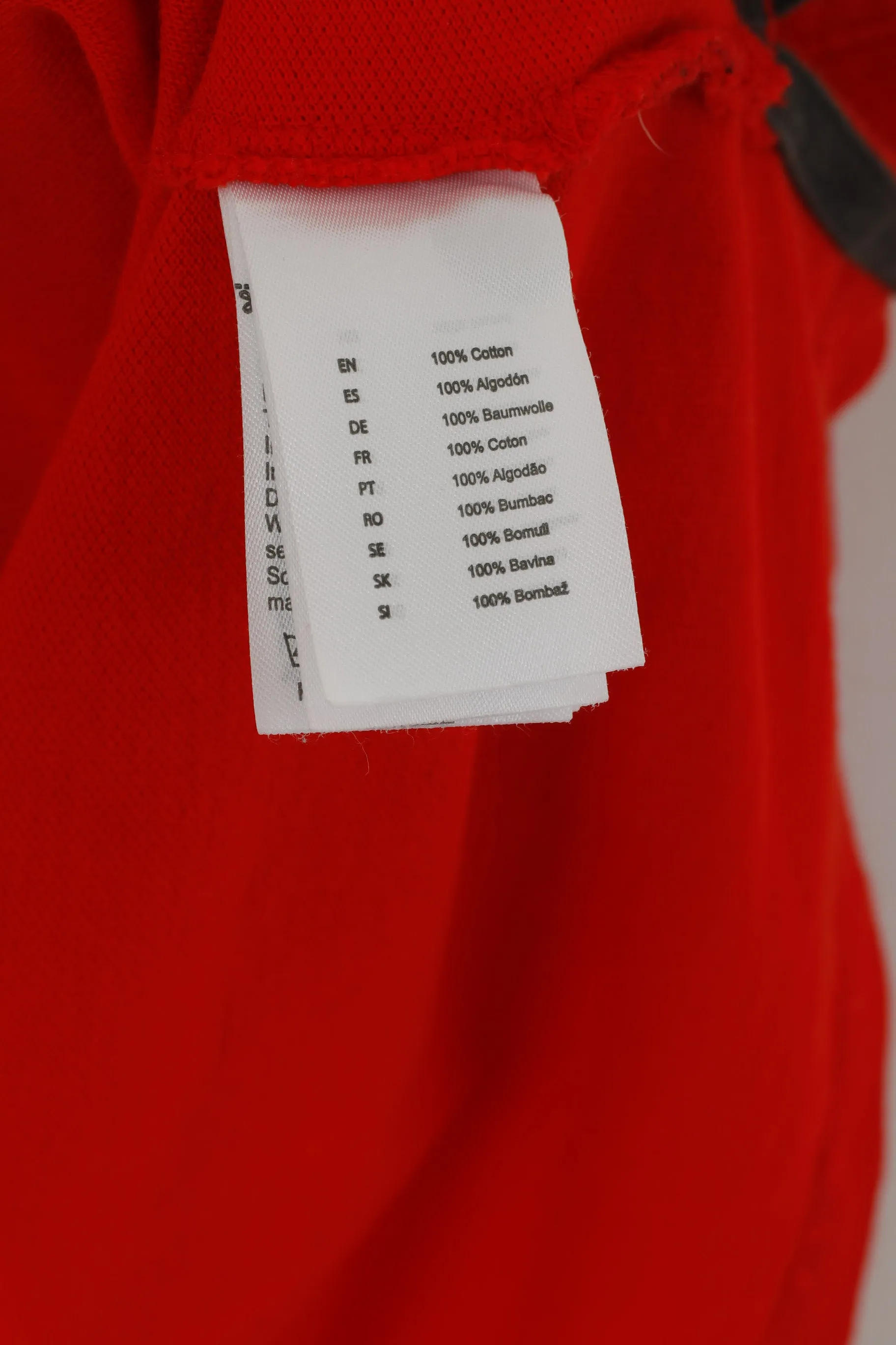 Helly Hansen Men XXL Polo Shirt Red Cotton Nor 1877 Classic Stretch Top