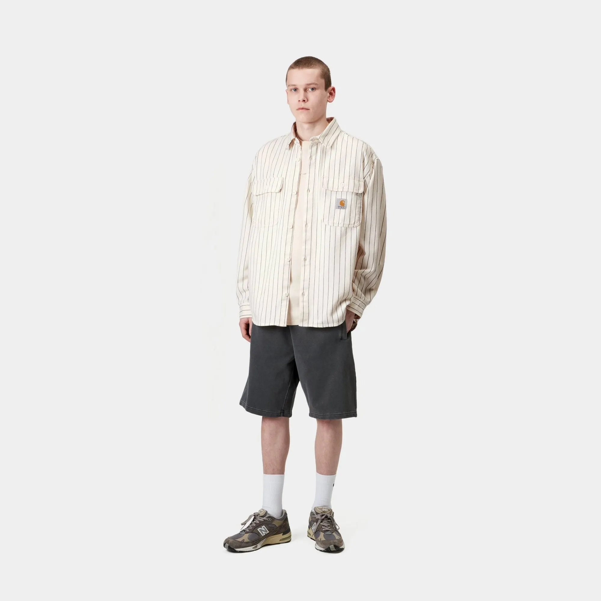 Hendry Shirt Jacket | Wax / Dark Navy Seaton Stripe Carhartt WIP