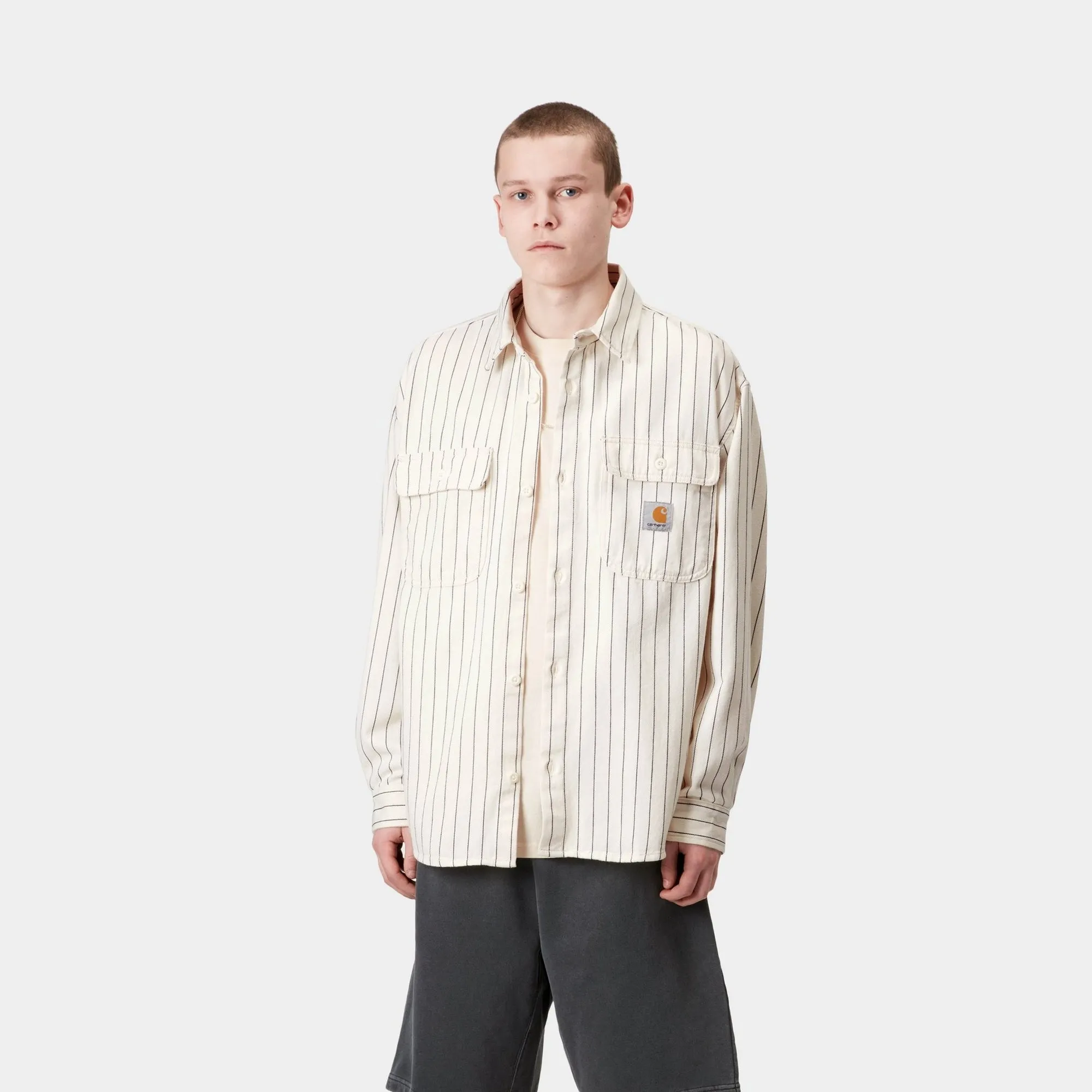 Hendry Shirt Jacket | Wax / Dark Navy Seaton Stripe Carhartt WIP