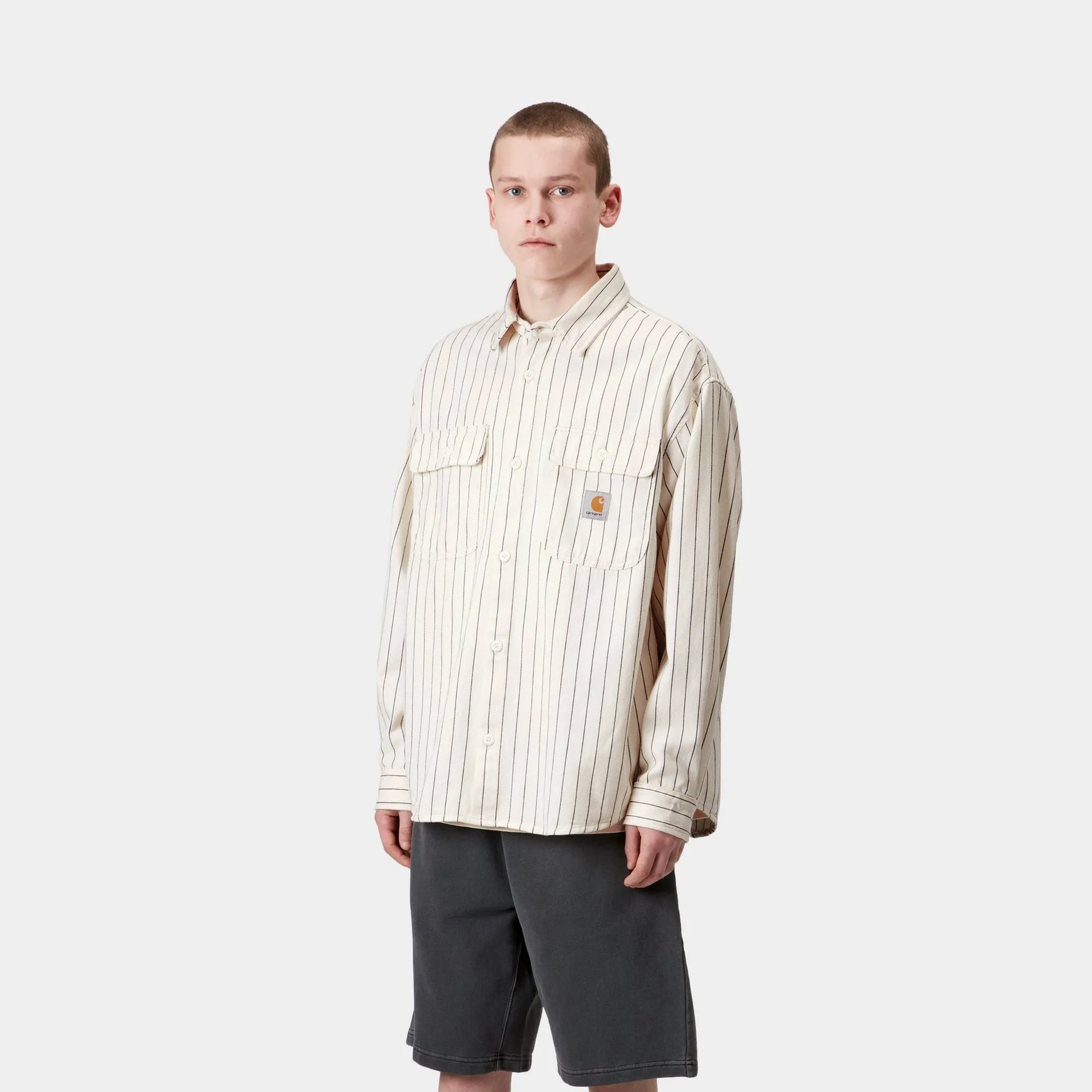Hendry Shirt Jacket | Wax / Dark Navy Seaton Stripe Carhartt WIP