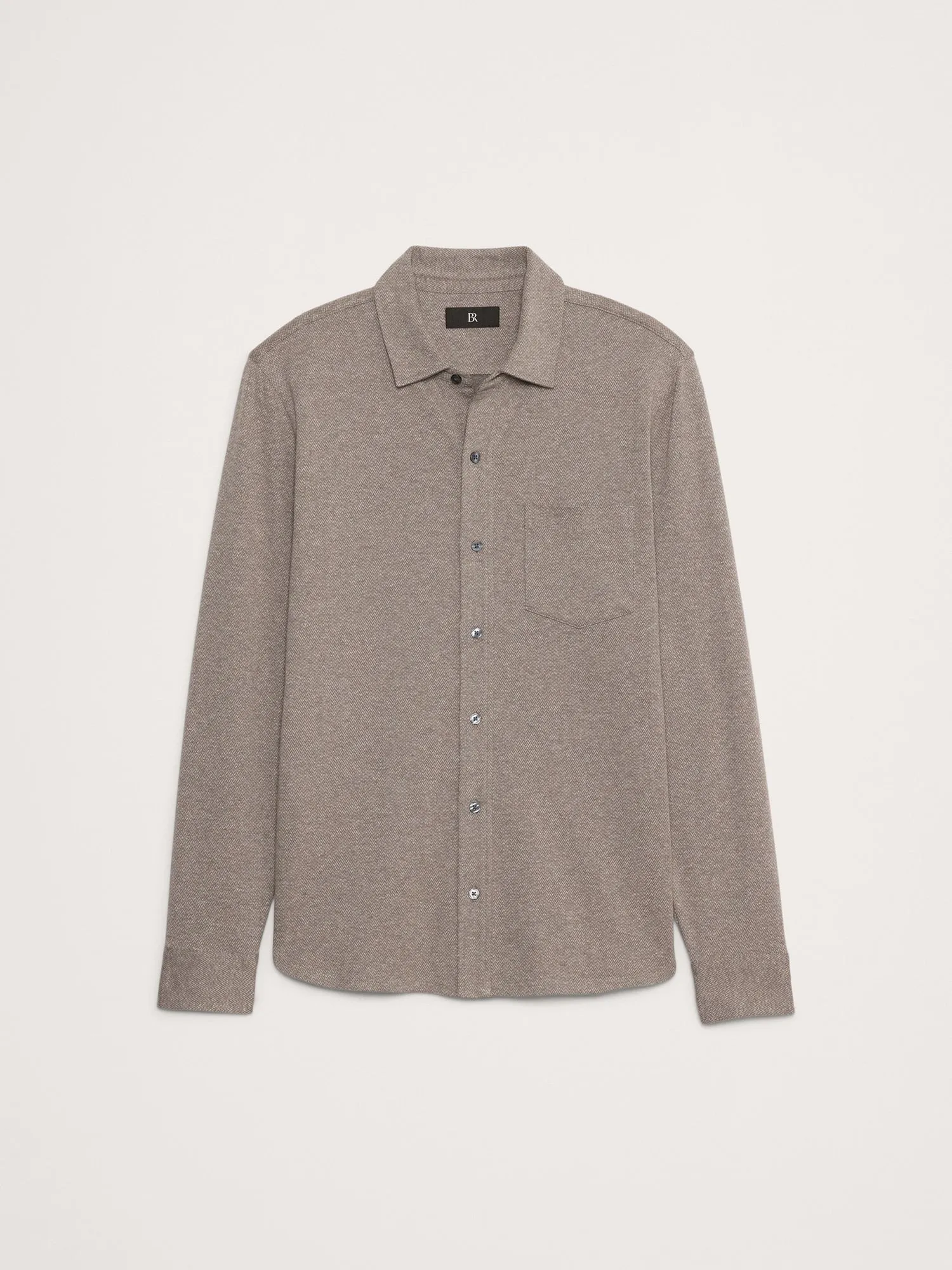 Herringbone Jacquard Shirt Banana Republic