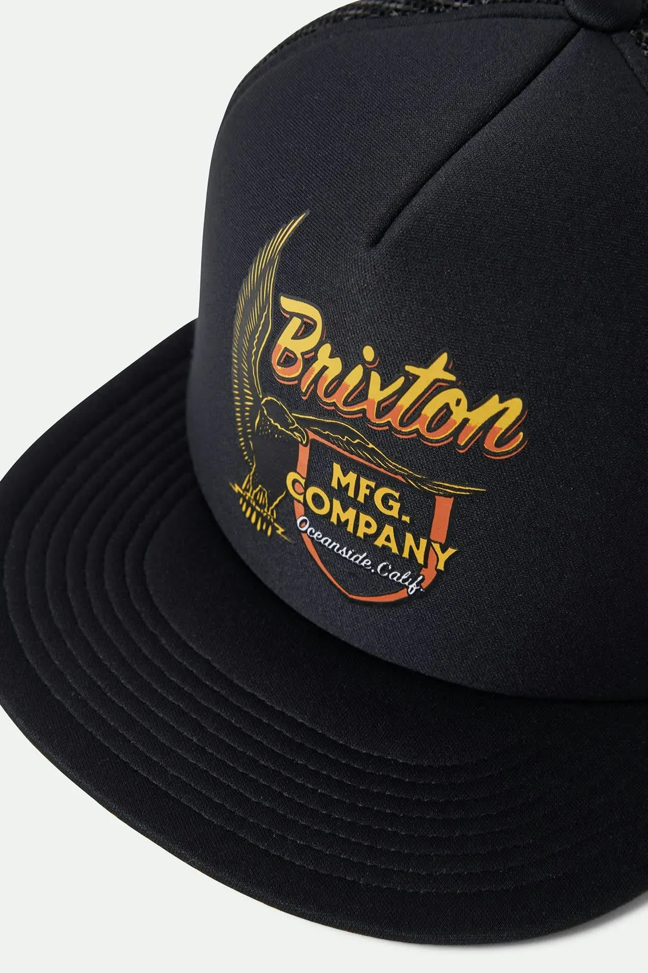 Highline Netplus Trucker Hat - Black Brixton