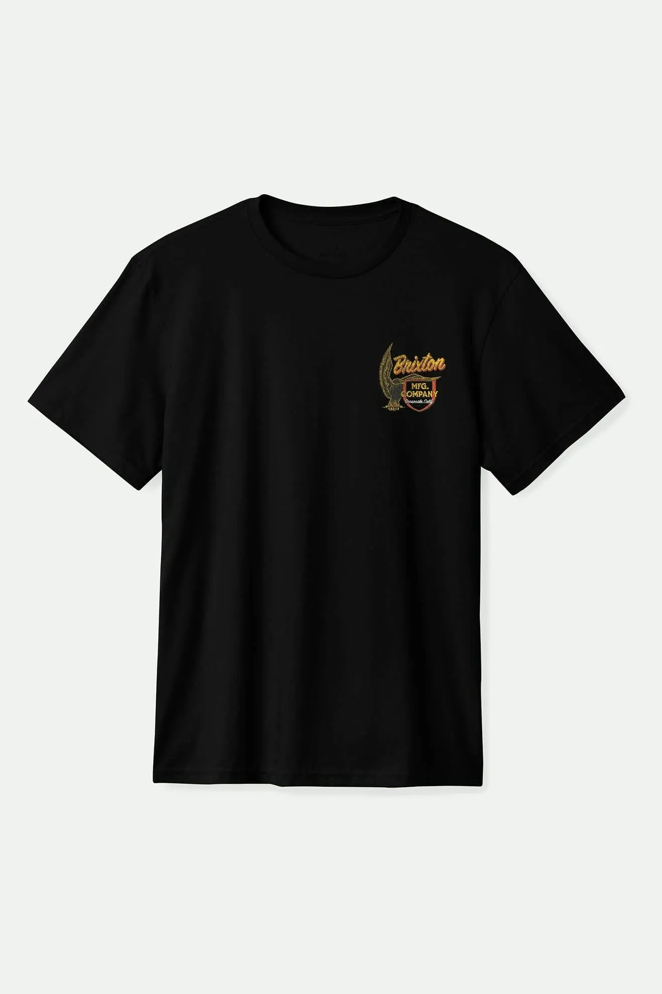 Highline S/S Tailored T-Shirt - Black Worn Wash Brixton