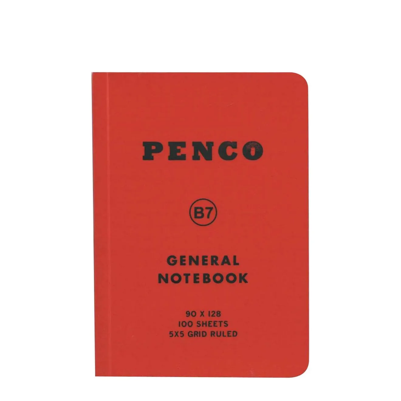 Hightide Penco Soft Notebook B7 Red