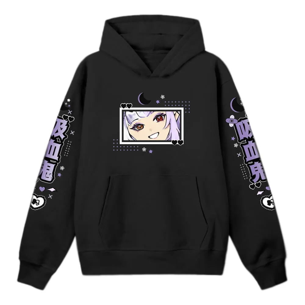 HitoyoruMisa Daywalker Vampire Black Hoodie