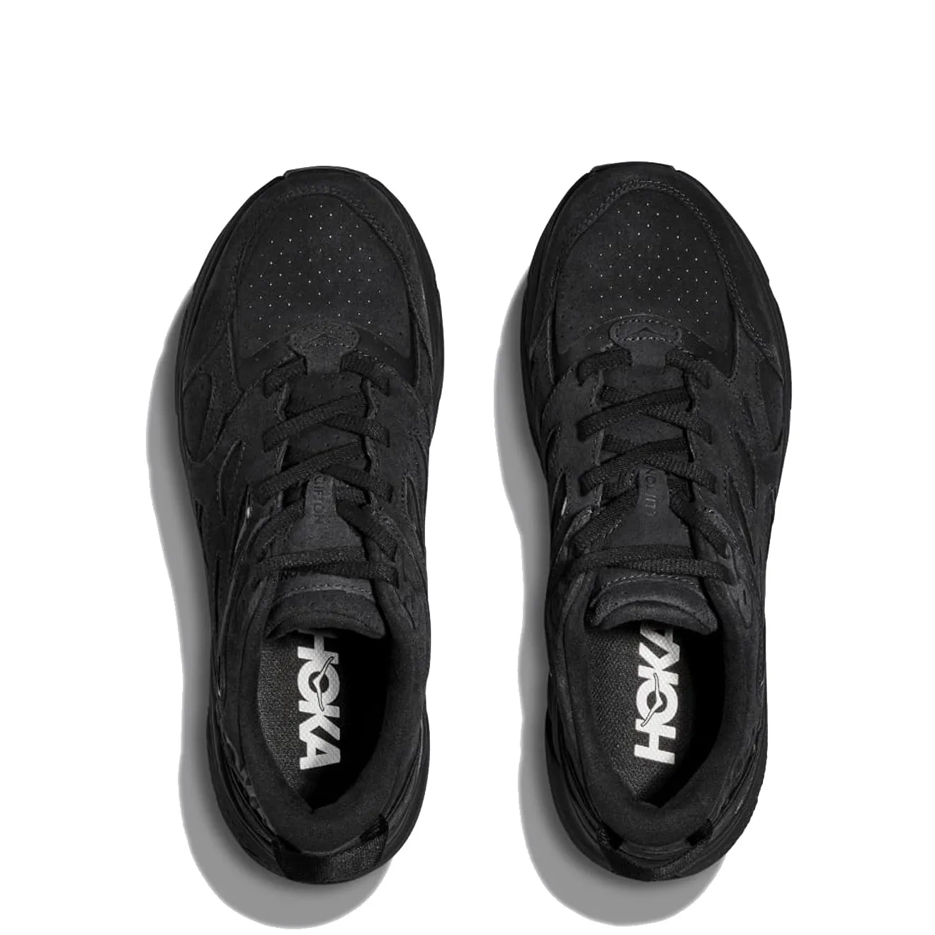 Hoka Clifton L Suede Black / Black