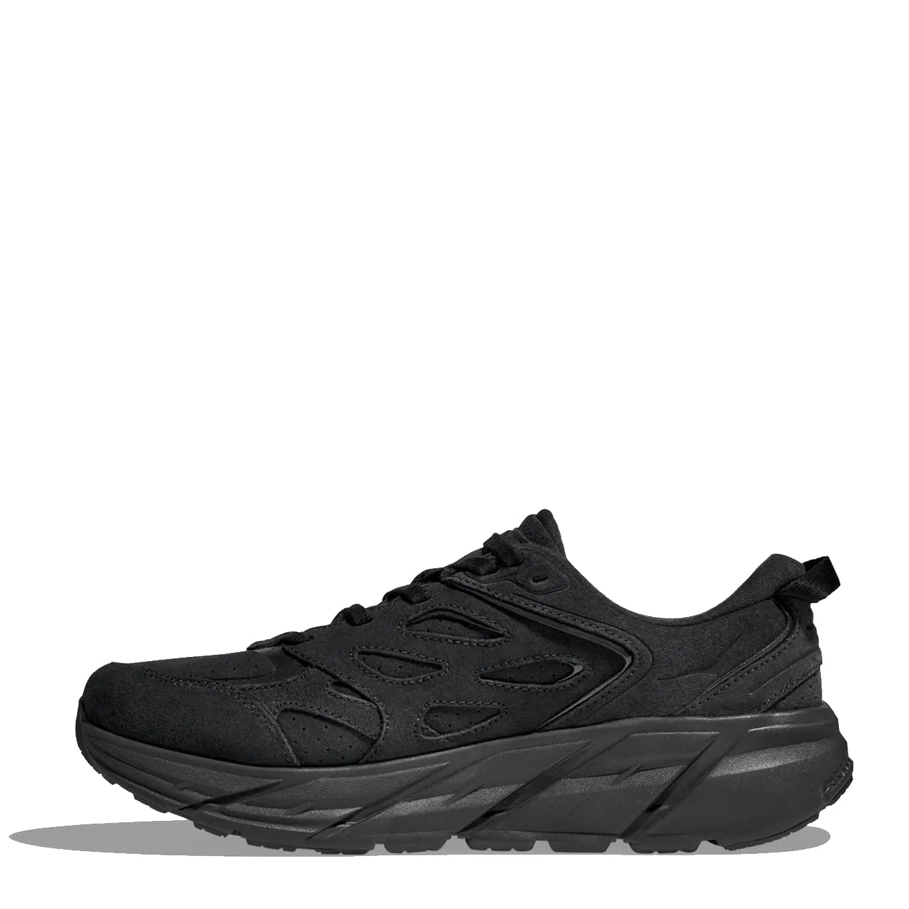 Hoka Clifton L Suede Black / Black