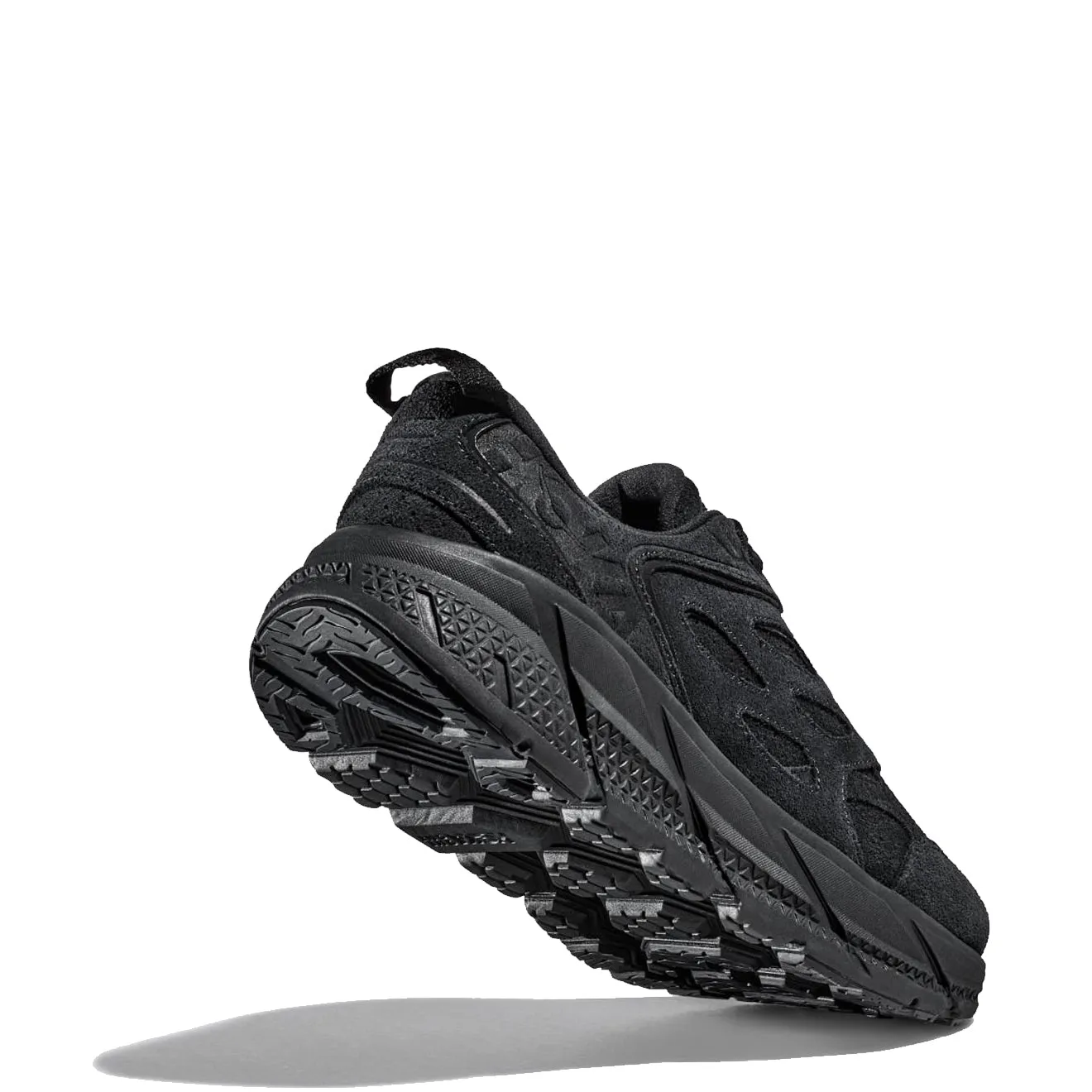 Hoka Clifton L Suede Black / Black