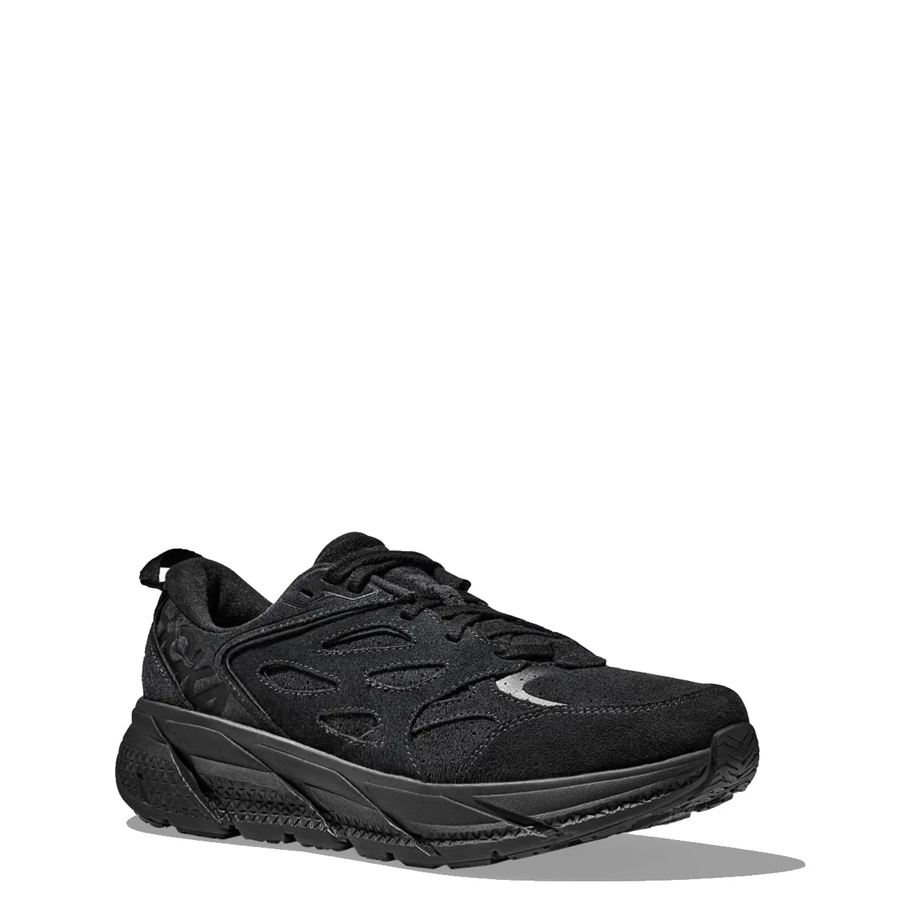 Hoka Clifton L Suede Black / Black