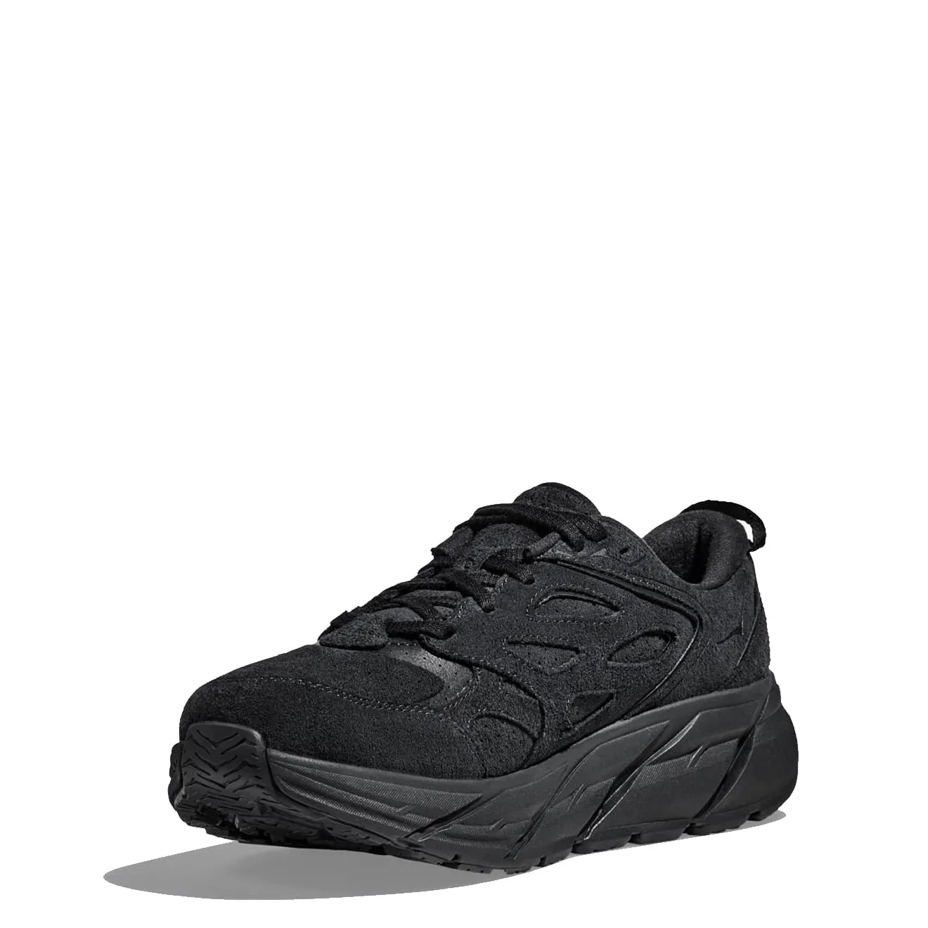 Hoka Clifton L Suede Black / Black