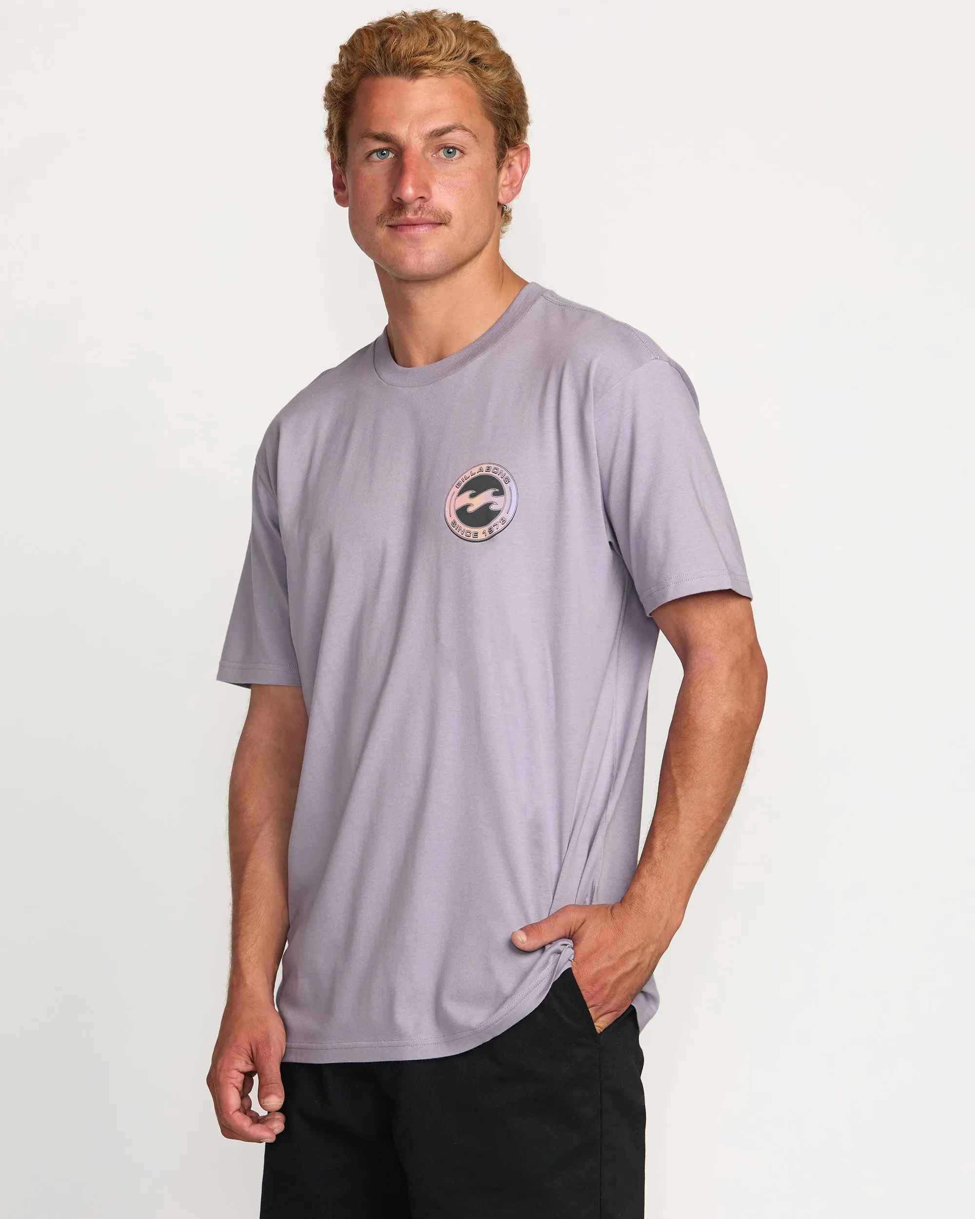 Hollow Premium Tee - Light Purple Billabong