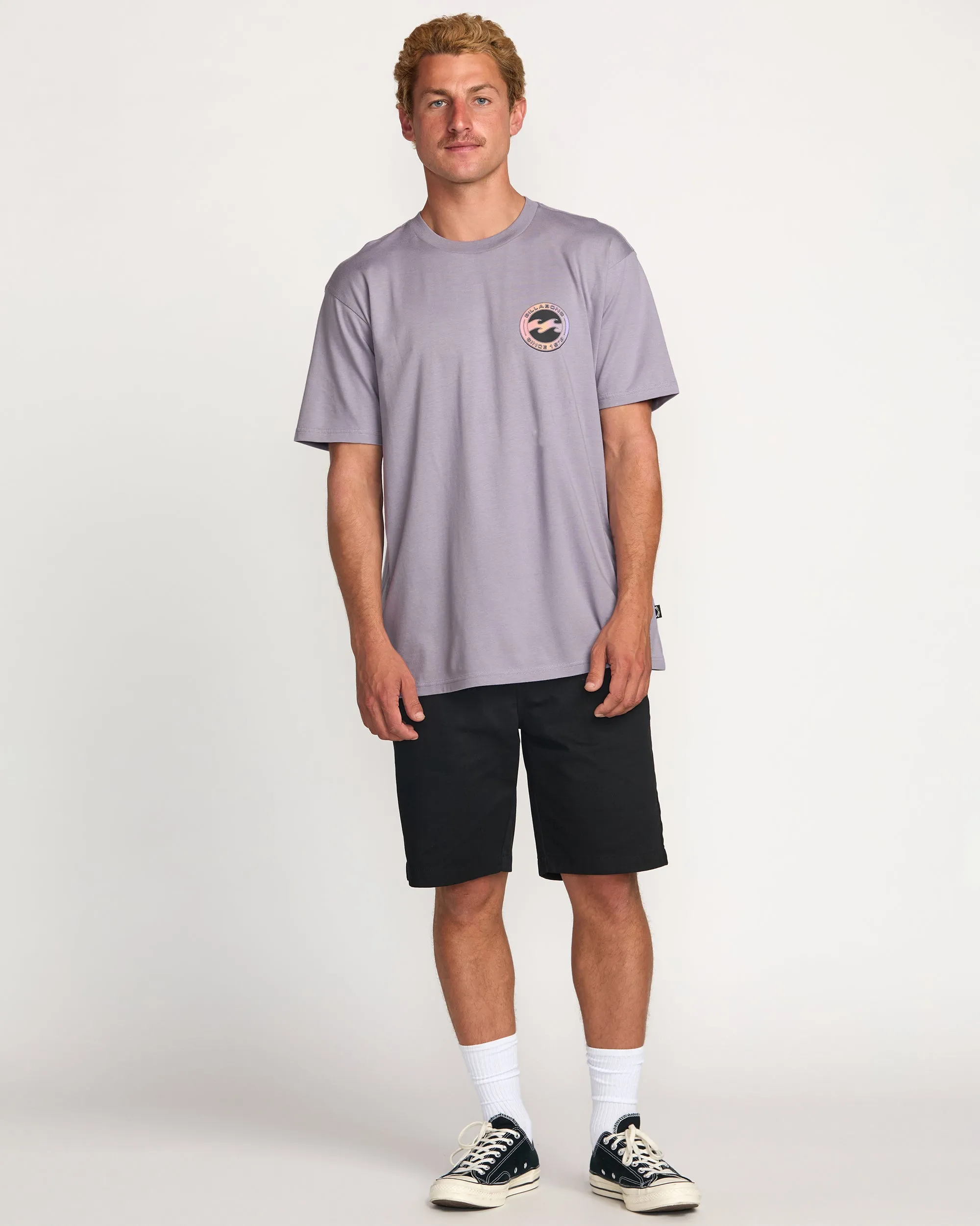 Hollow Premium Tee - Light Purple Billabong