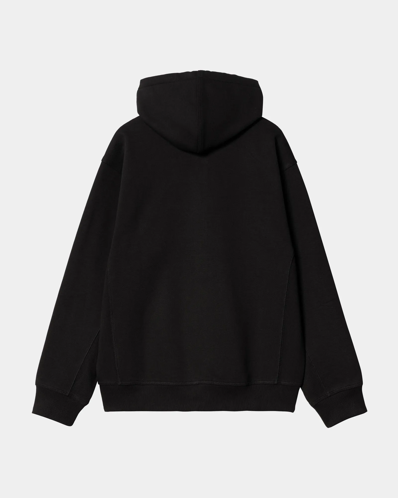 Hooded American Script Jacket | Black Carhartt WIP