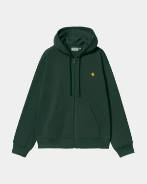Hooded American Script Jacket | Conifer Carhartt WIP