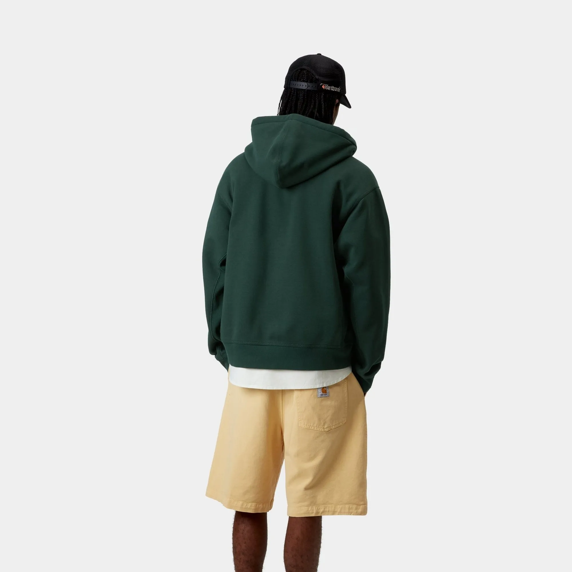 Hooded American Script Jacket | Conifer Carhartt WIP