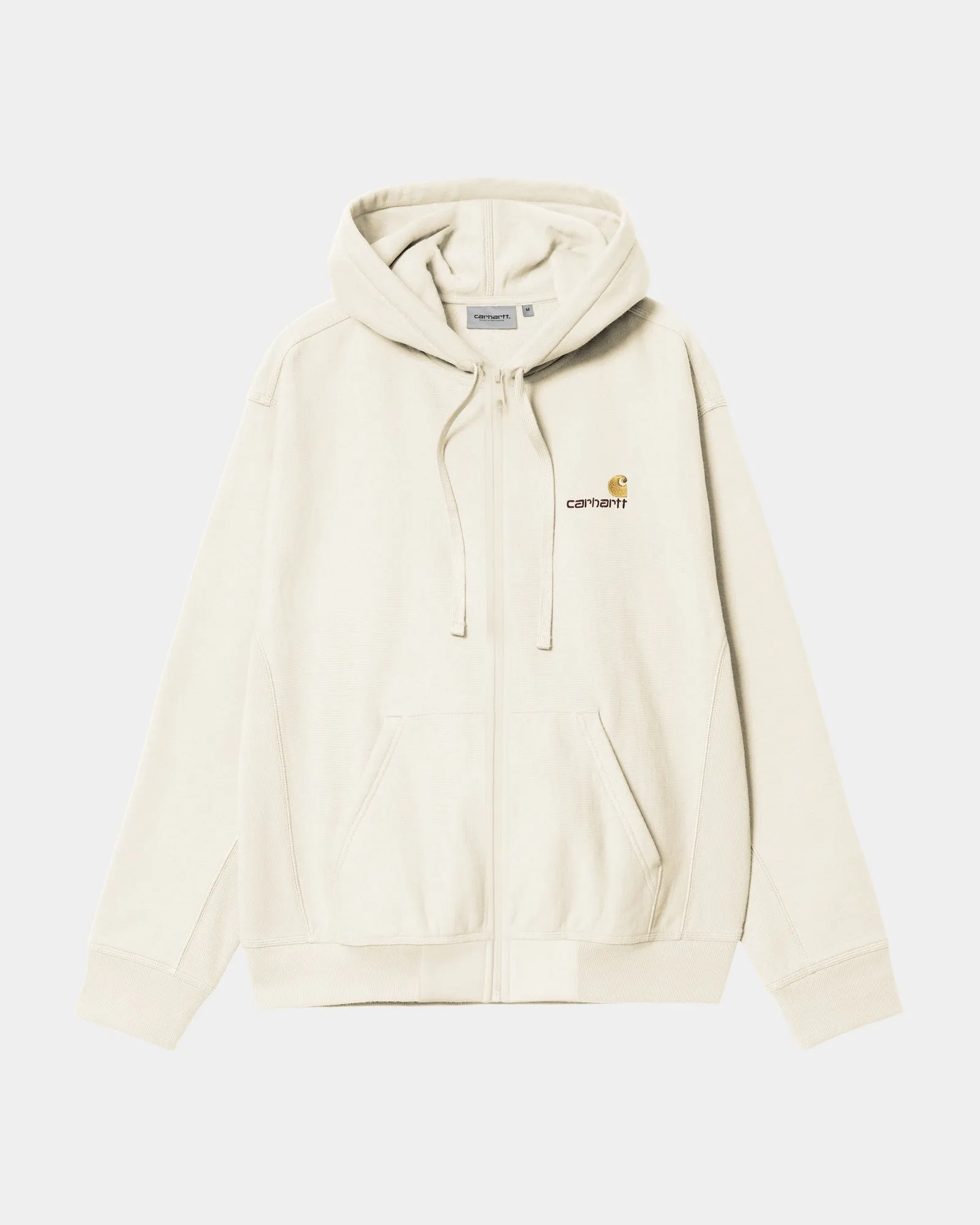 Hooded American Script Jacket | Natural Carhartt WIP