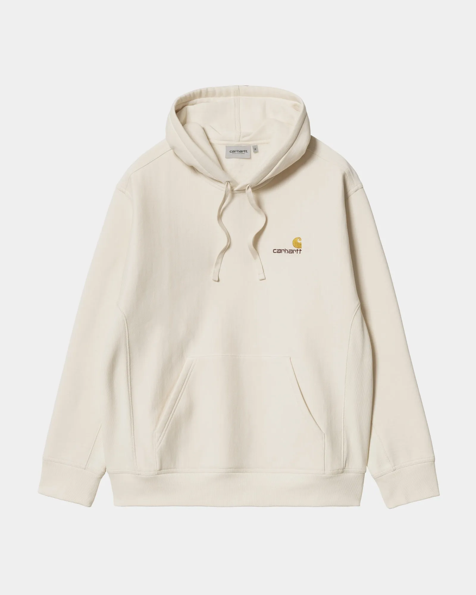 Hooded American Script Sweatshirt | Natural Carhartt WIP