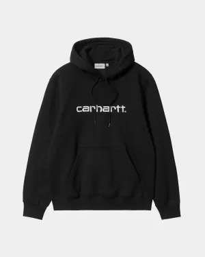 Hooded Carhartt Sweatshirt | Black / White Carhartt WIP