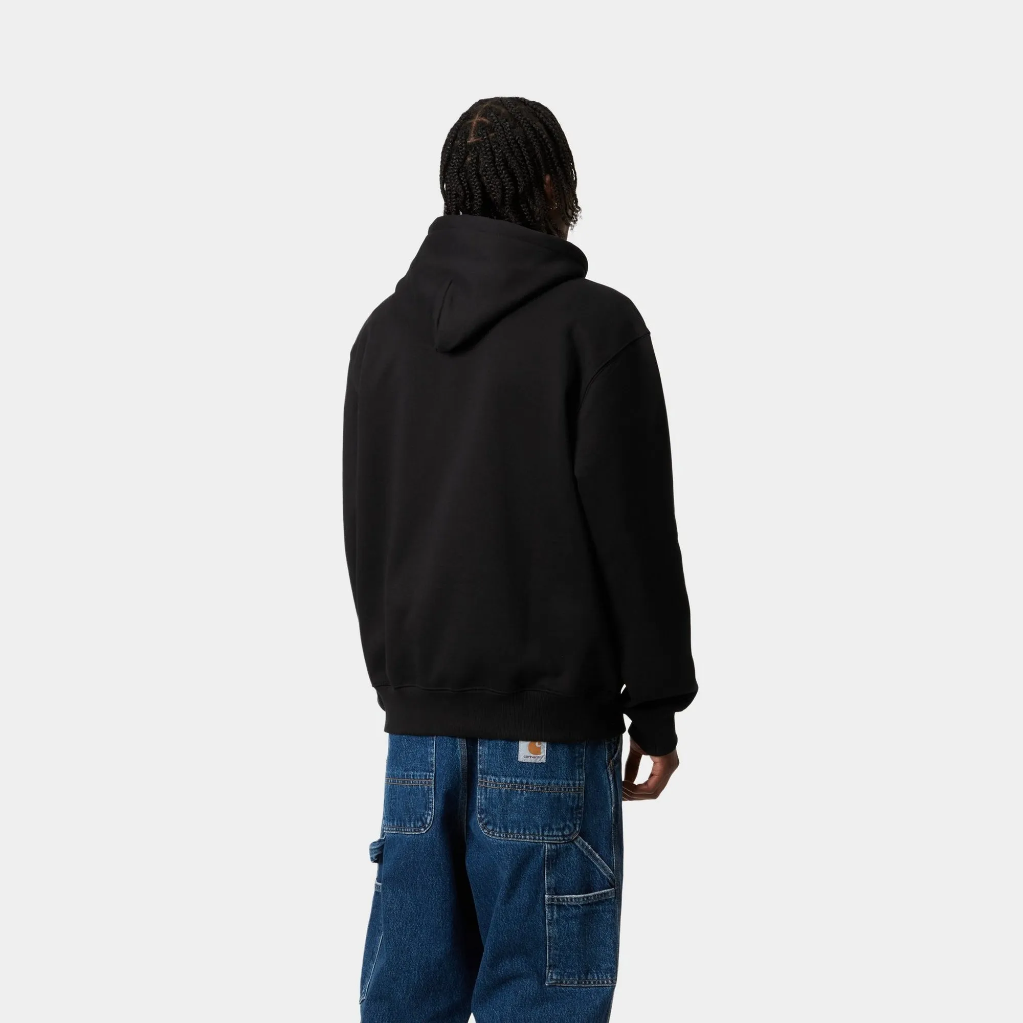 Hooded Carhartt Sweatshirt | Black / White Carhartt WIP