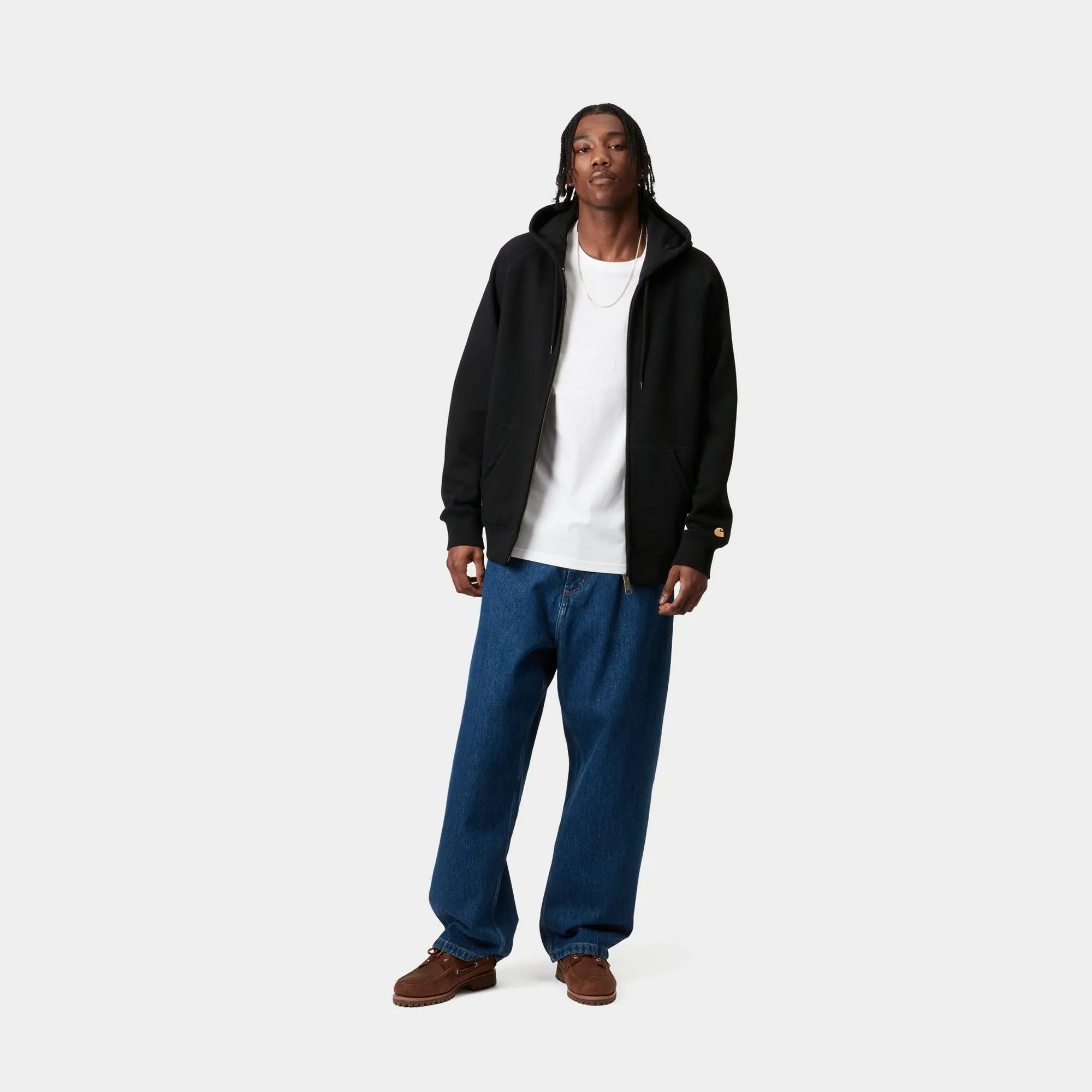 Hooded Chase Jacket | Black Carhartt WIP