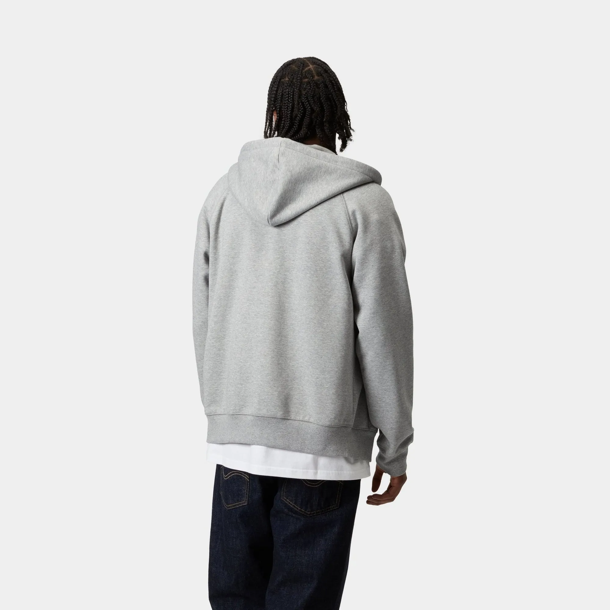 Hooded Chase Jacket | Grey Heather Carhartt WIP