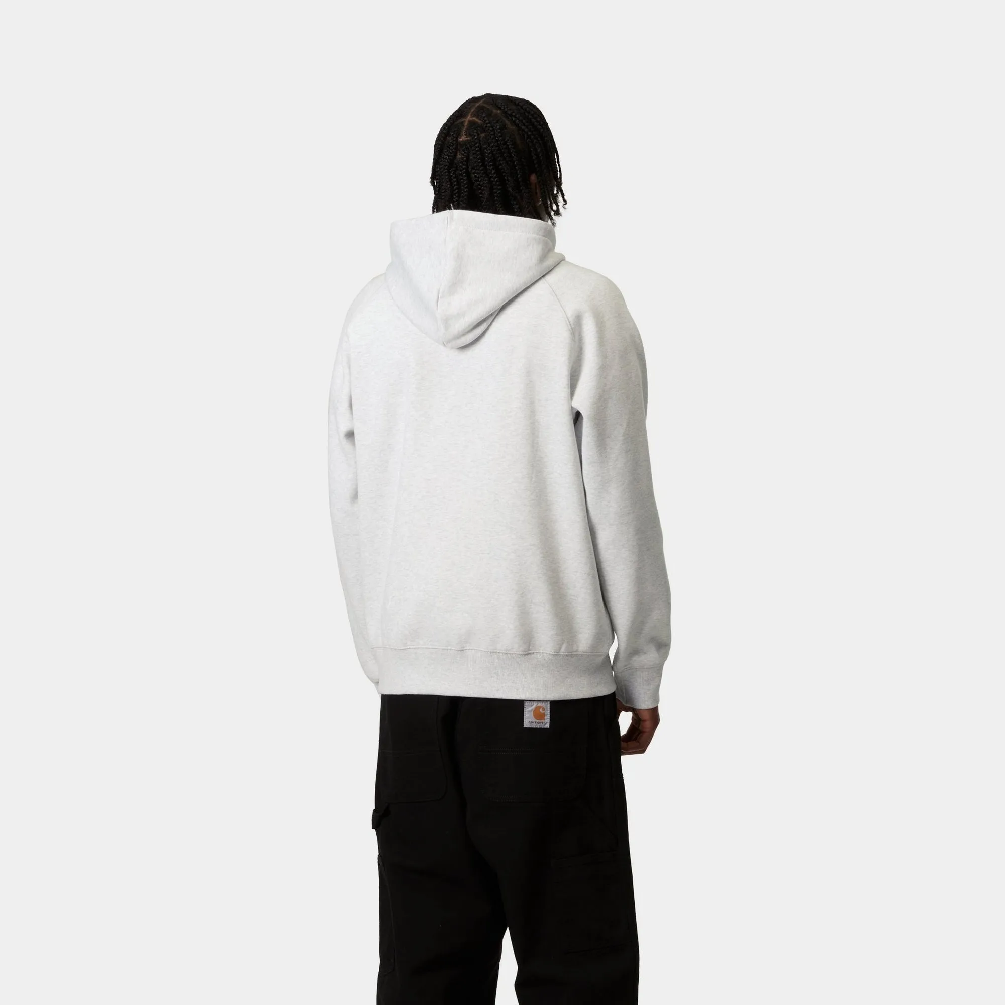 Hooded Chase Sweatshirt | Ash Heather Carhartt WIP