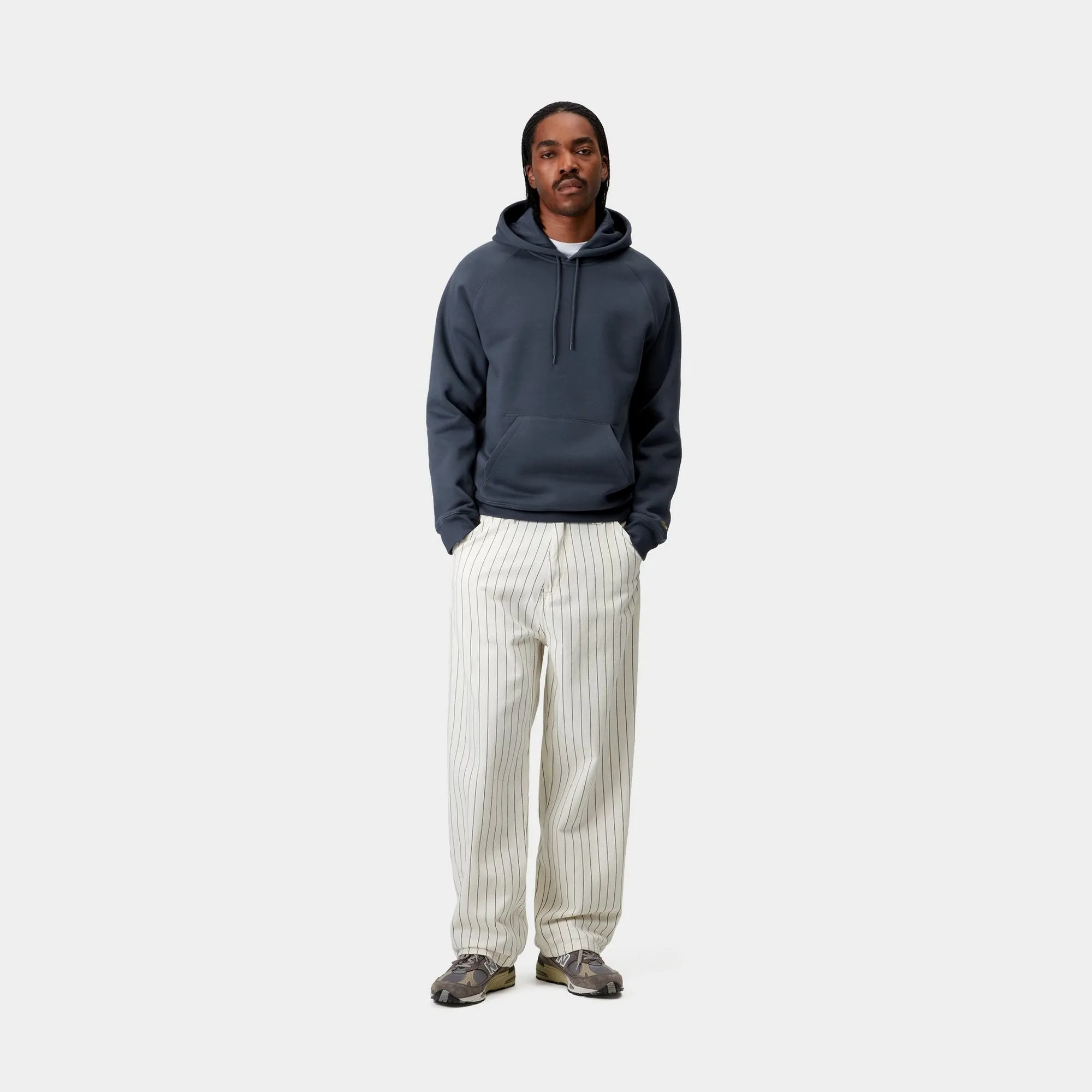 Hooded Chase Sweatshirt | Dusky Blue Carhartt WIP