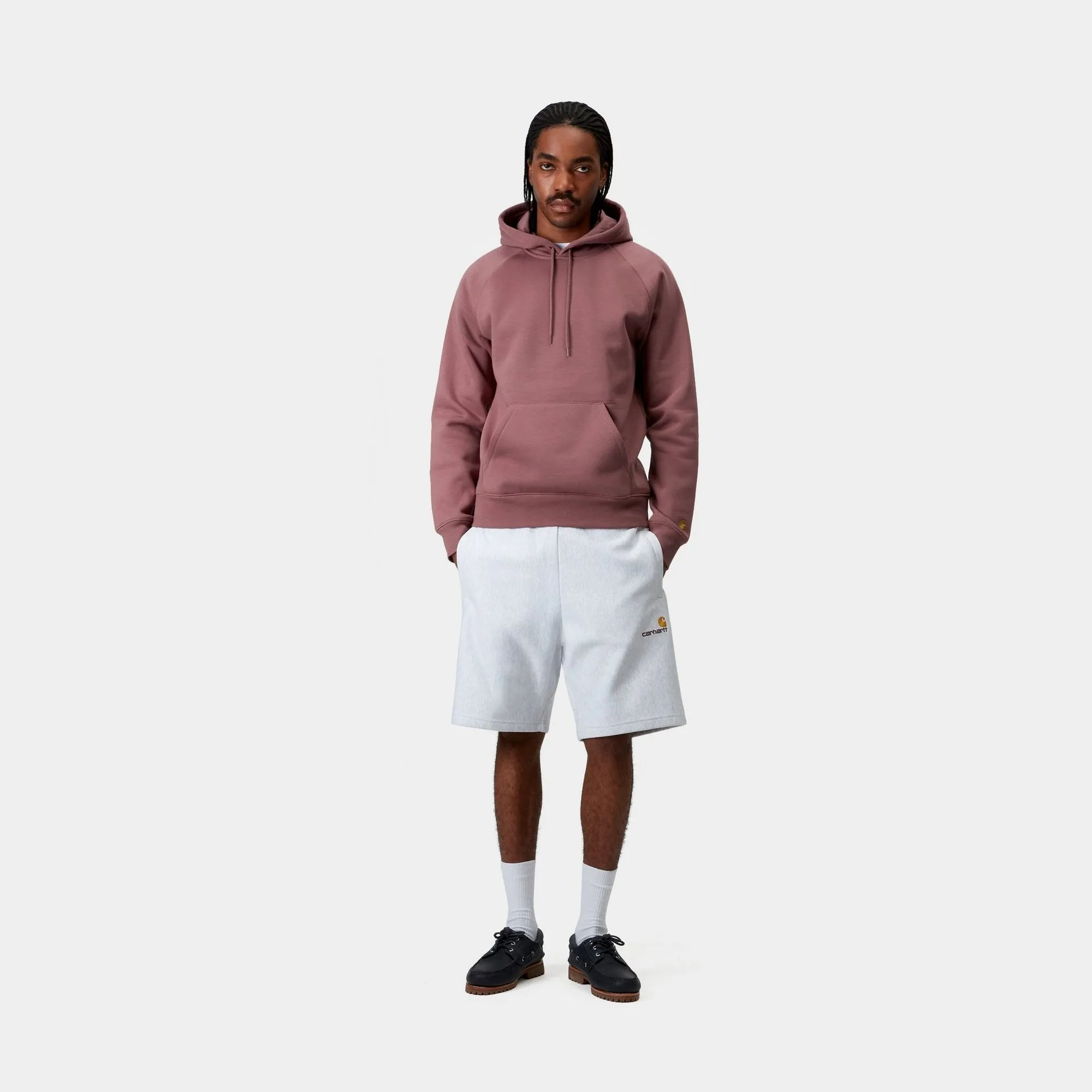 Hooded Chase Sweatshirt | Dusky Pink Carhartt WIP