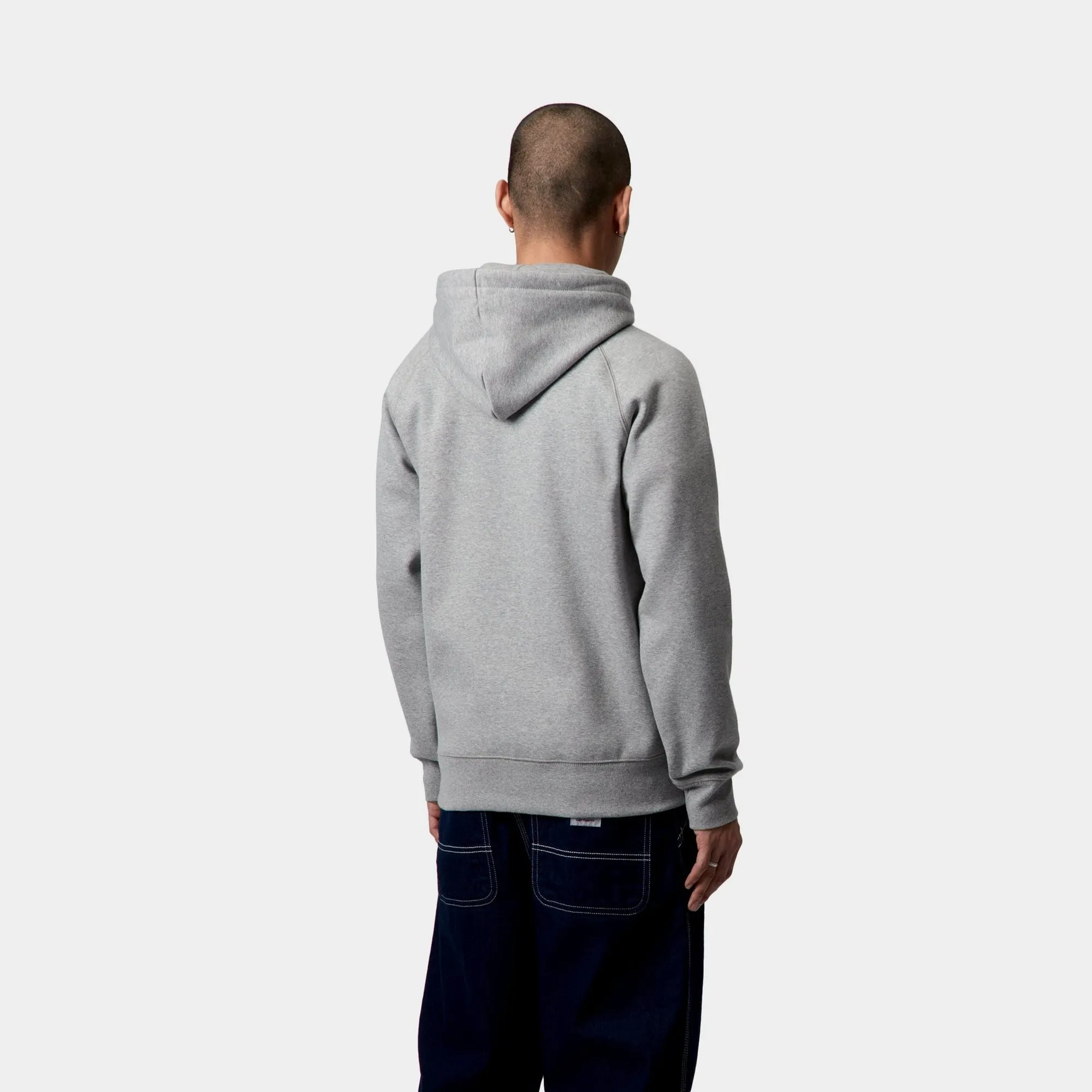 Hooded Chase Sweatshirt | Grey Heather Carhartt WIP