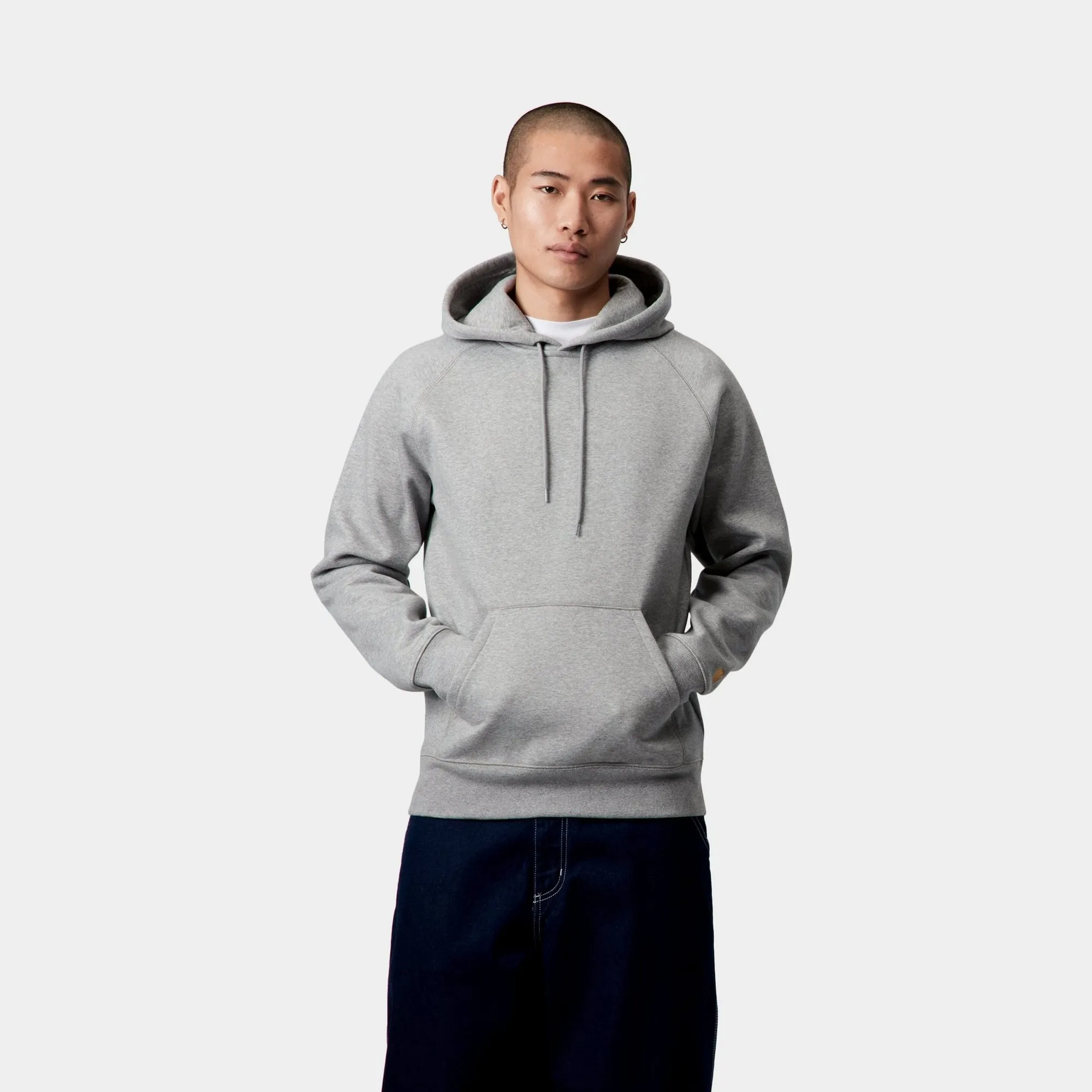 Hooded Chase Sweatshirt | Grey Heather Carhartt WIP