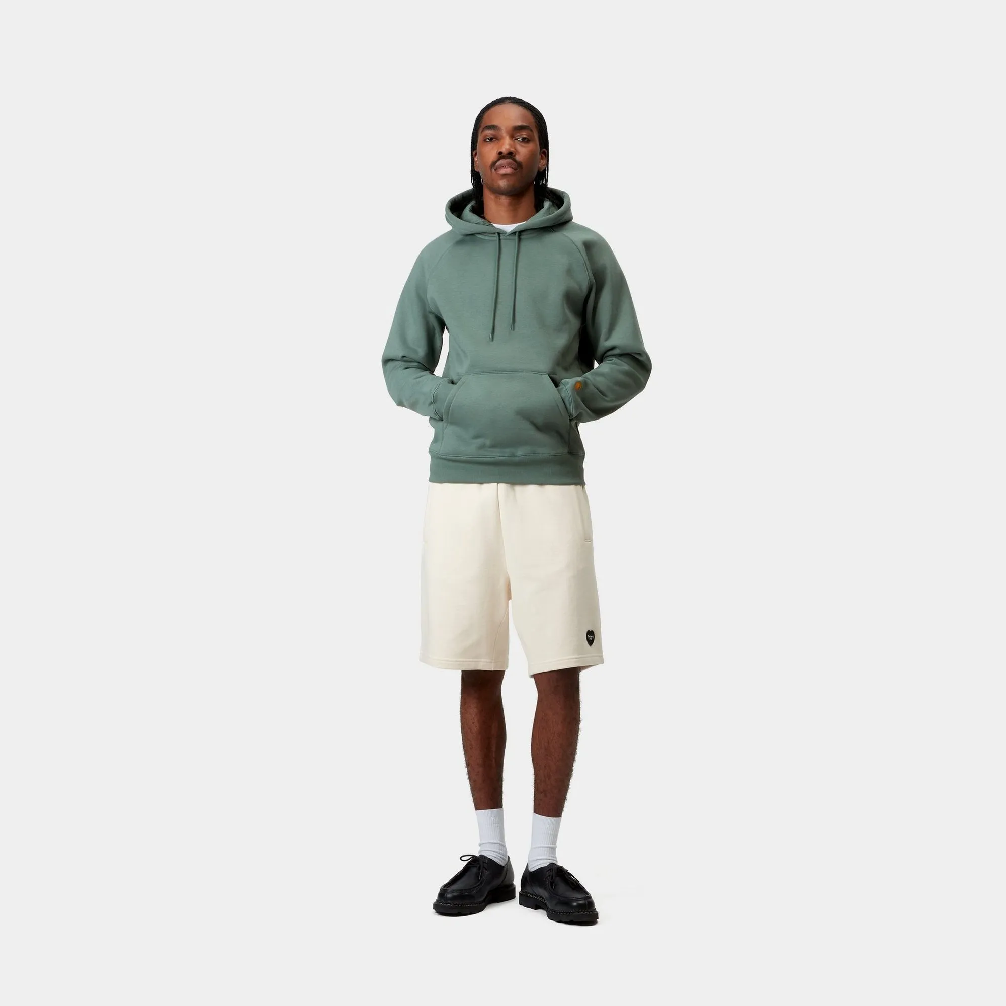 Hooded Chase Sweatshirt | Silver Pine Carhartt WIP