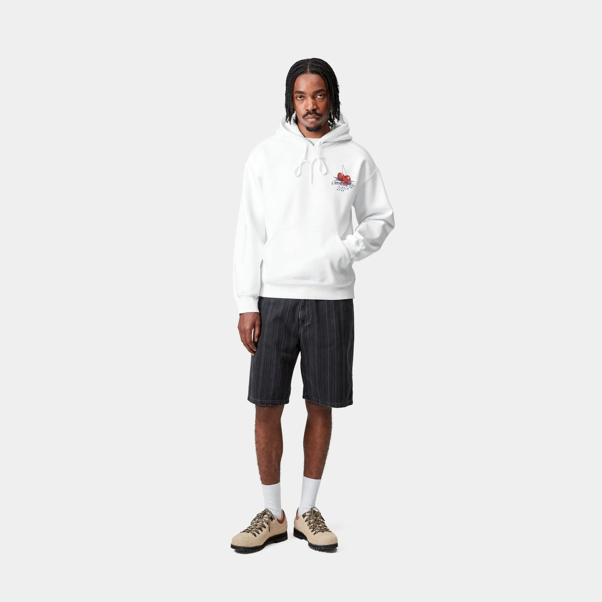Hooded Jake Garcia Sweatshirt | White Carhartt WIP