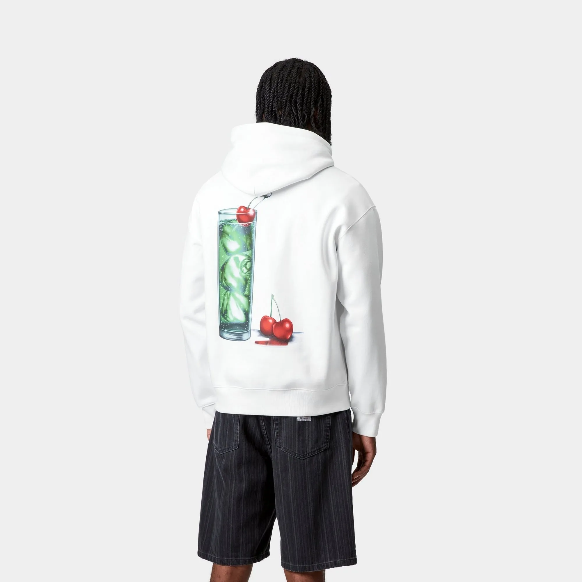 Hooded Jake Garcia Sweatshirt | White Carhartt WIP