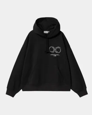 Hooded Rotation Sweatshirt | Black / White Carhartt WIP