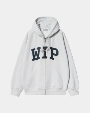 Hooded WIP Sweat Jacket | Ash Heather (stone washed) Carhartt WIP