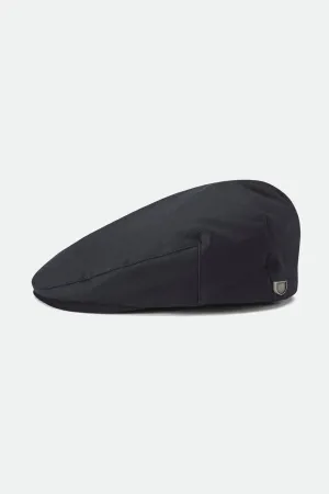 Hooligan Flat Cap - Black Brixton