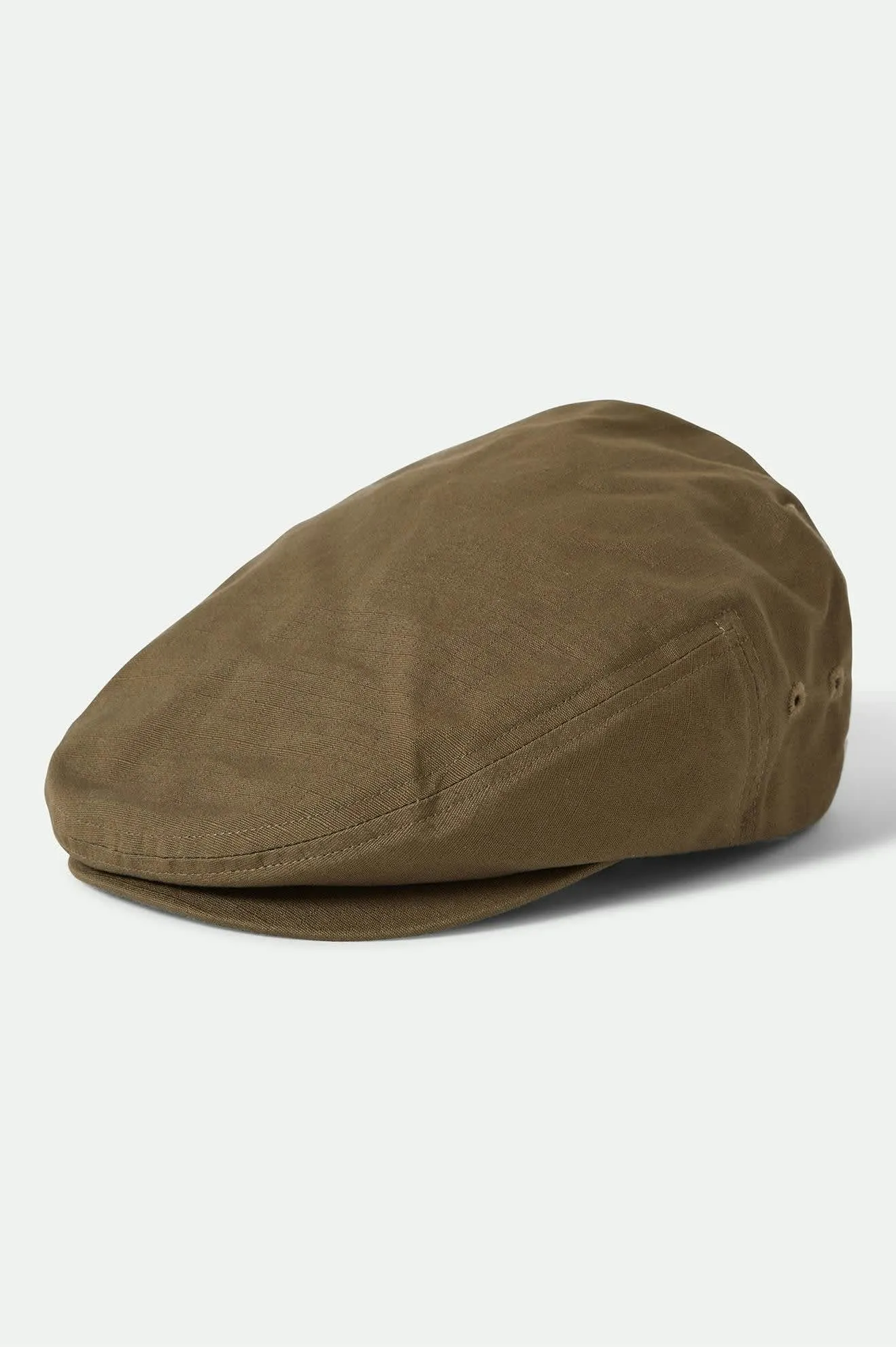Hooligan Lightweight Flat Cap - Ivy Green Ripstop Brixton