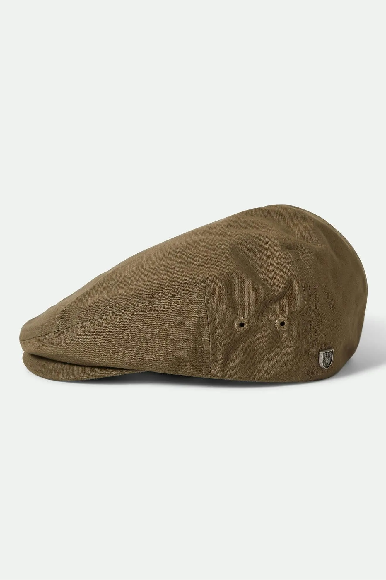 Hooligan Lightweight Flat Cap - Ivy Green Ripstop Brixton