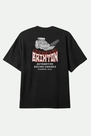 Horsepower S/S Standard T-Shirt - Black Brixton