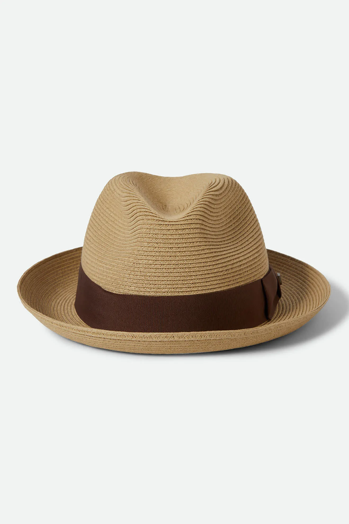 Horton Convertabrim Packable Fedora - Dark Tan/Light Brown Brixton
