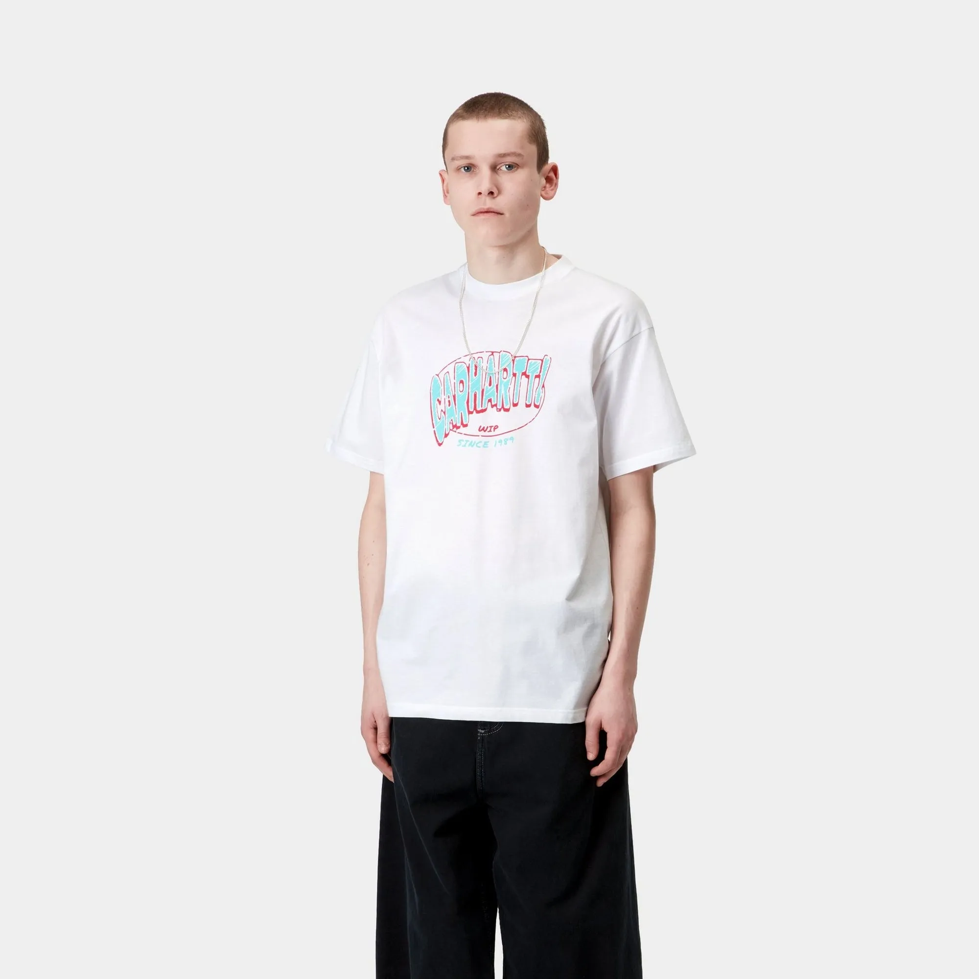 Hot Script T-Shirt | White Carhartt WIP