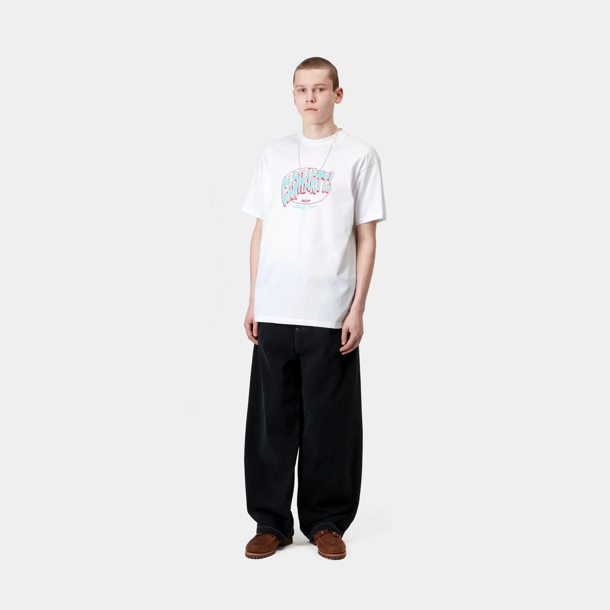 Hot Script T-Shirt | White Carhartt WIP