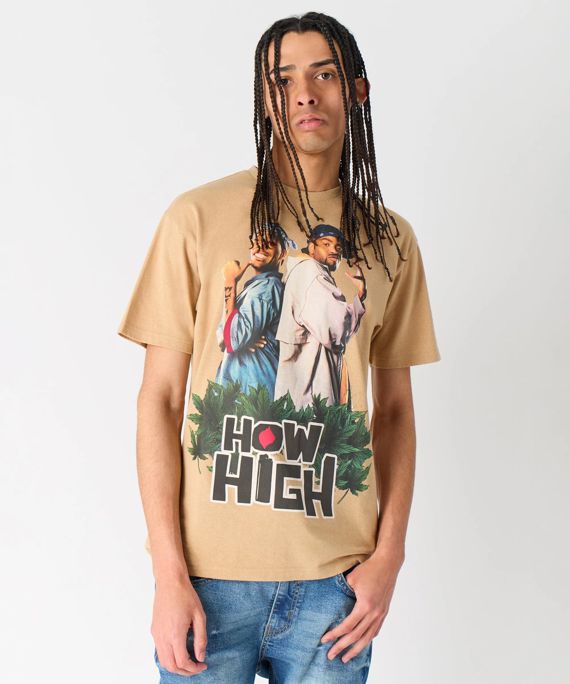 How High Short Sleeve Tee - Khaki