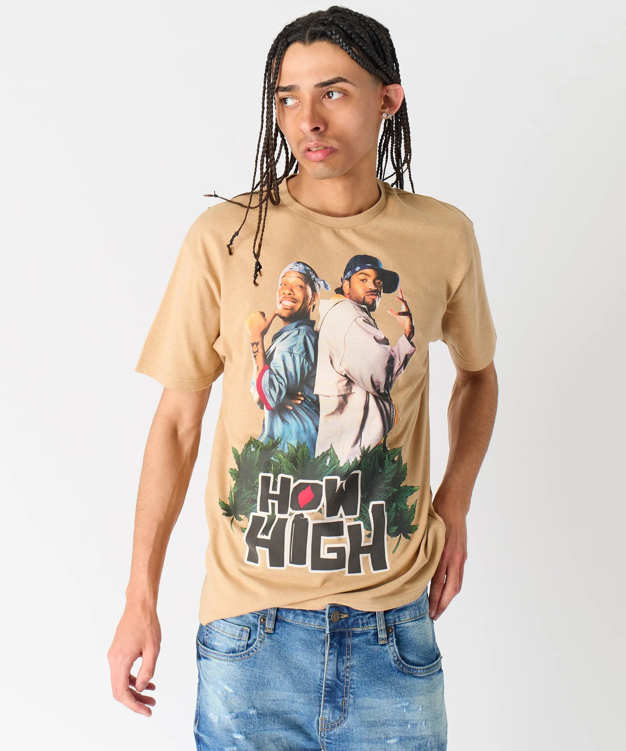 How High Short Sleeve Tee - Khaki