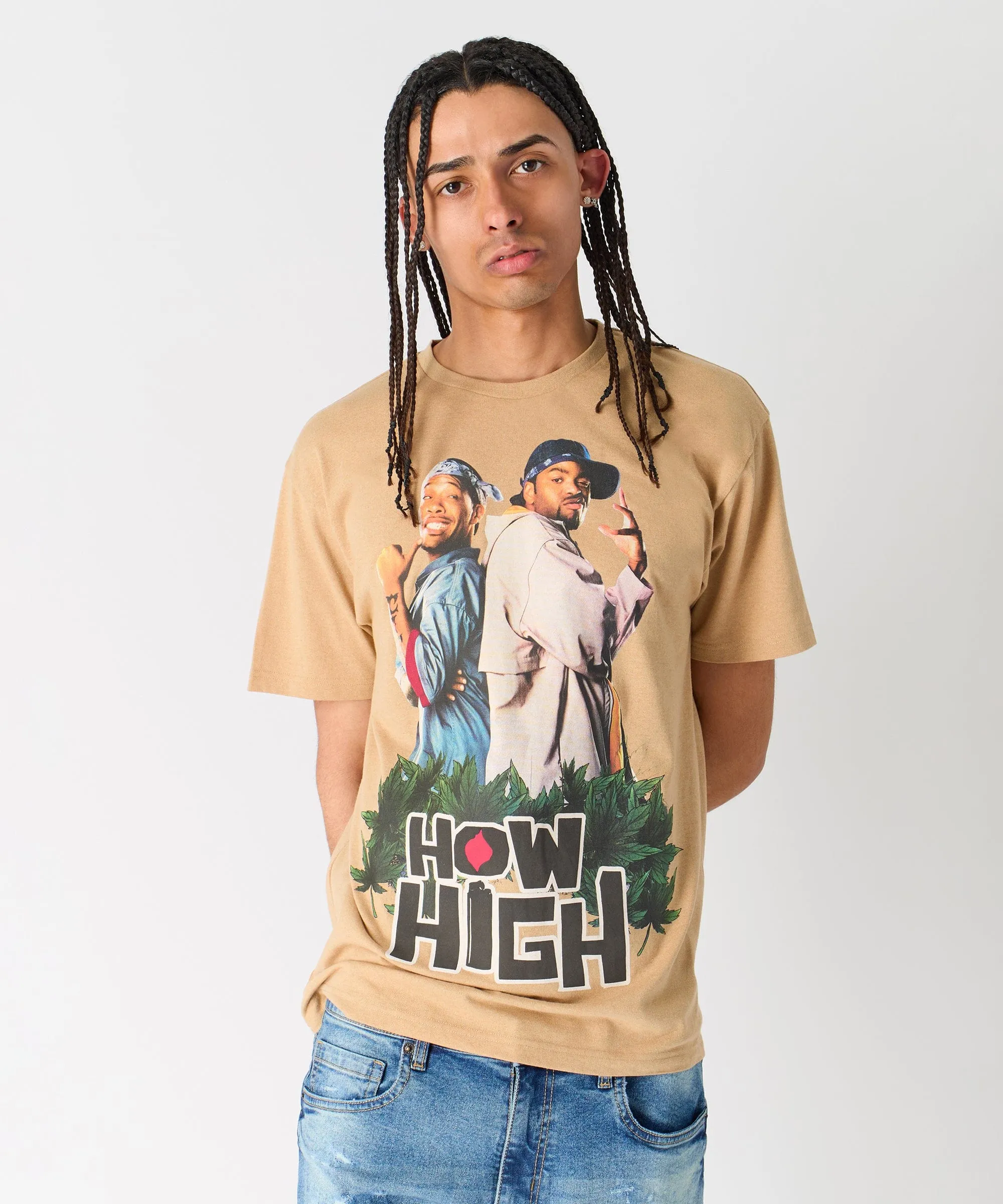 How High Short Sleeve Tee - Khaki