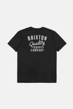 Hubal S/S Tailored T-Shirt - Black Brixton
