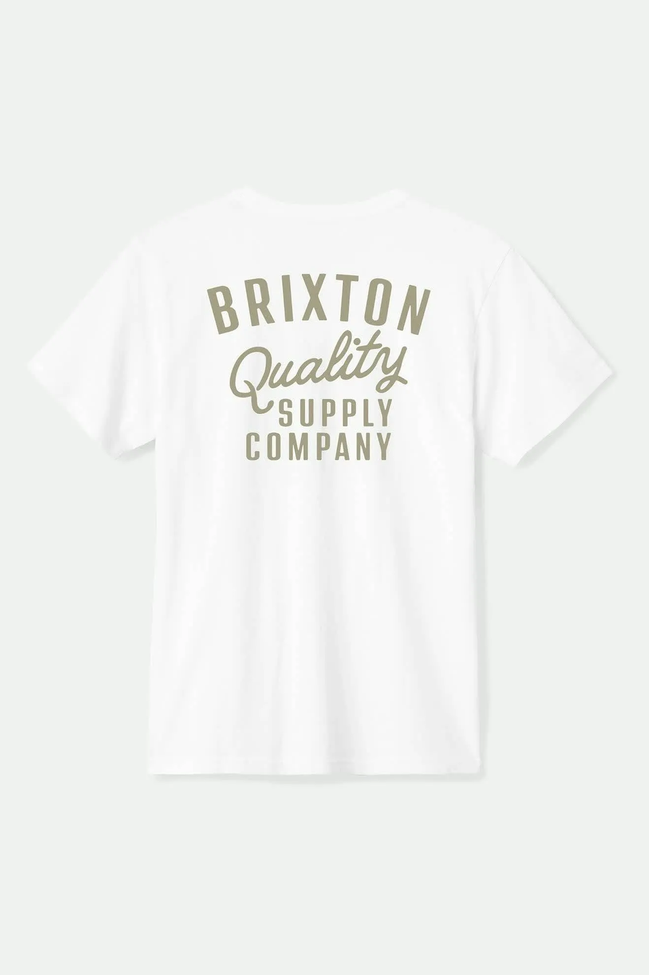 Hubal S/S Tailored T-Shirt - White/Sand Brixton