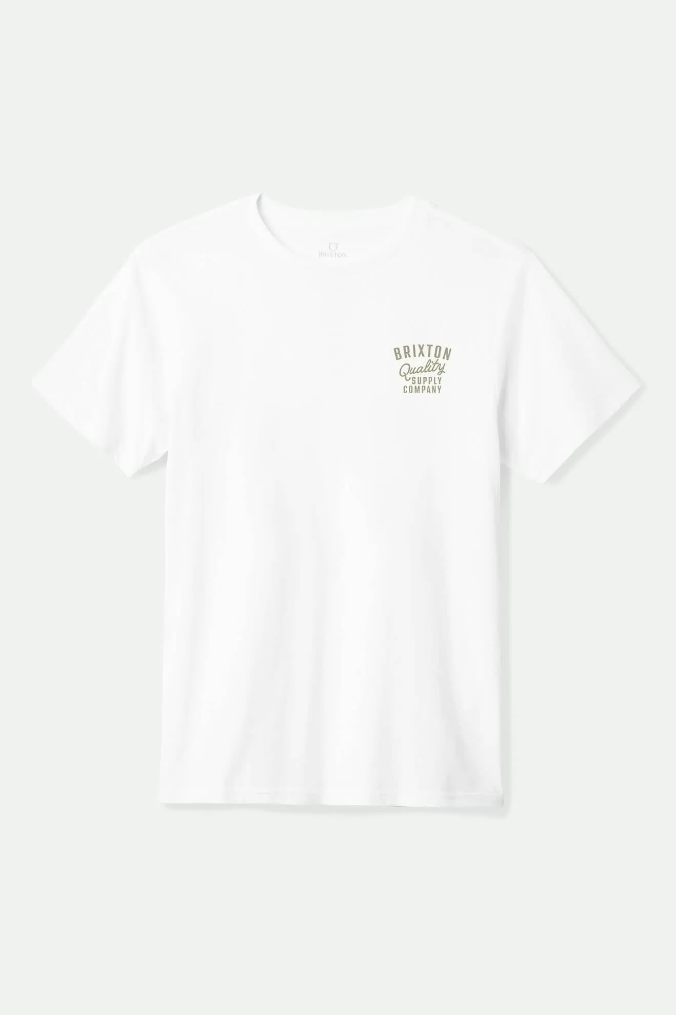 Hubal S/S Tailored T-Shirt - White/Sand Brixton
