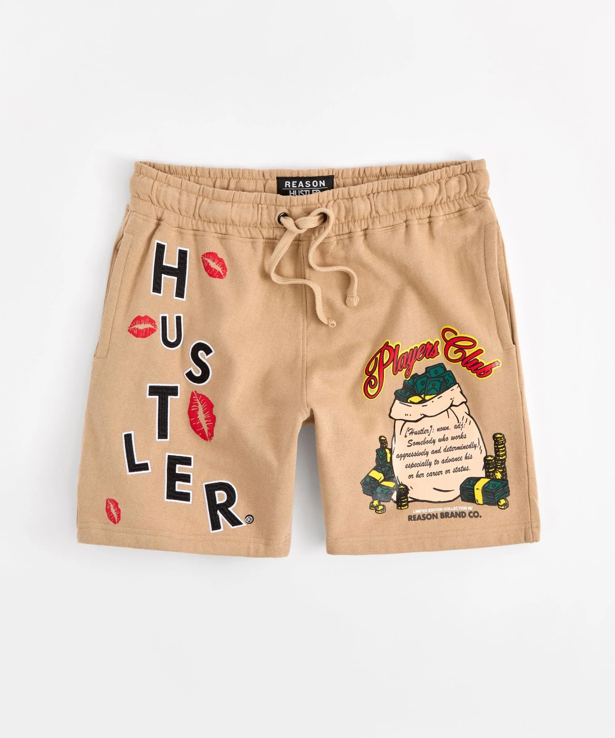 Hustler Players Club Short - Clay