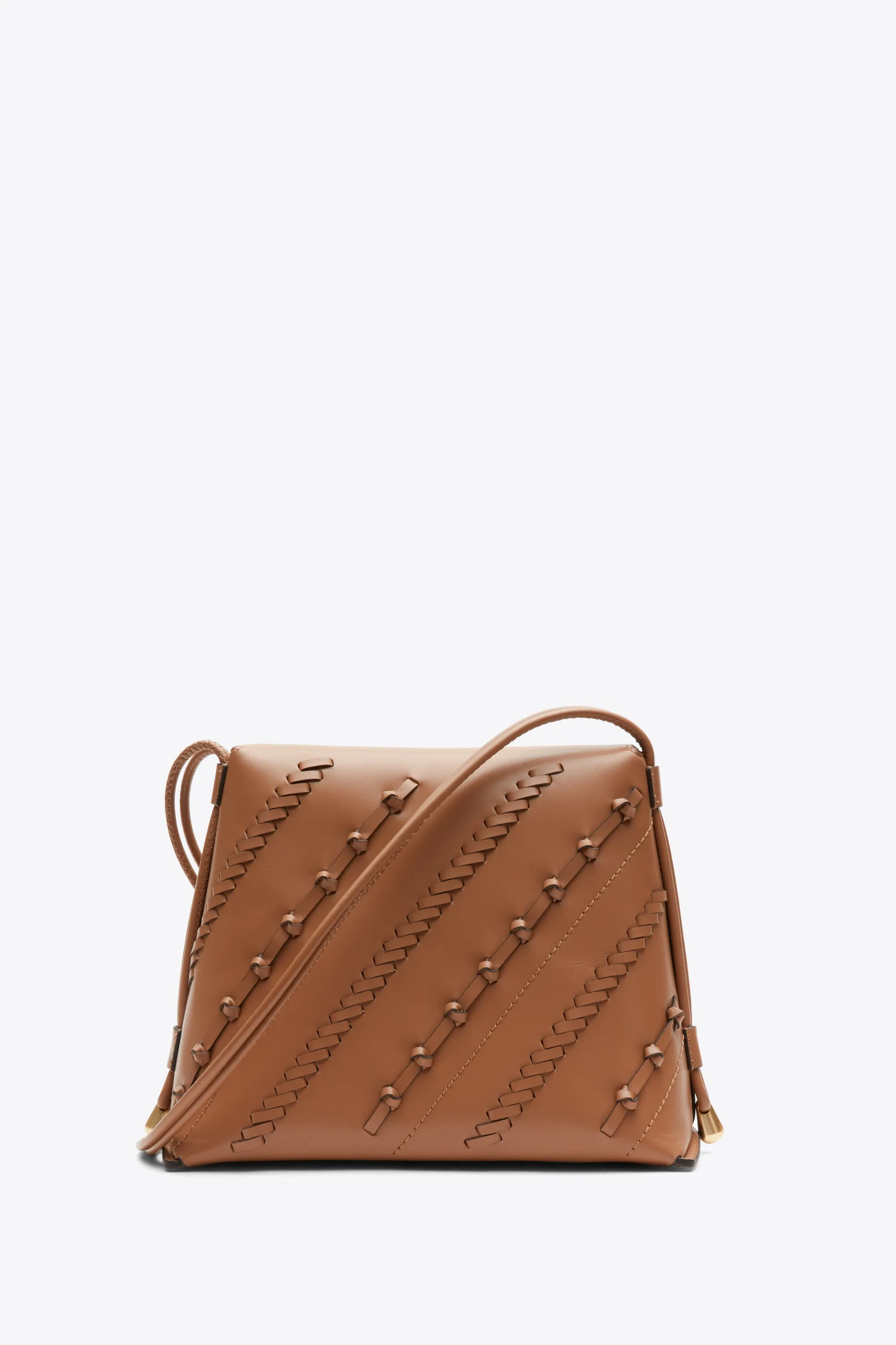 ID Petit Soft Shoulder Bag with Leather Craft